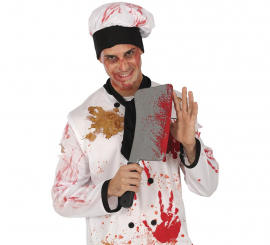 Faca de açougueiro sangrenta 40 cm