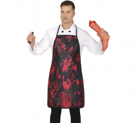 Black Bloody Apron 55x75 cm