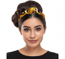 Tiara de abóboras laranja