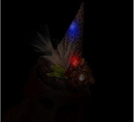 Light Brown Mini Witch Hat Headband