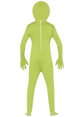 Fato de alienígena verde para homem