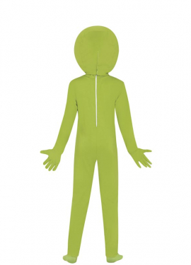 Fantasia de alienígena verde para criança