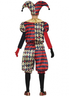 Fato de arlequim de diamante para homem