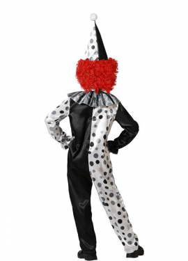 Fato de arlequim escuro para criança