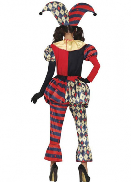 Fato de arlequim de diamante para mulher