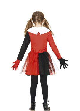 Fato de arlequim para menina