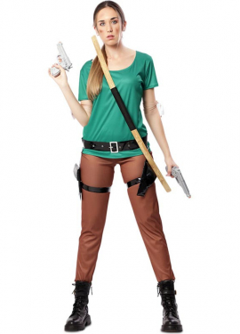 Fato de arqueóloga aventureira para mulher