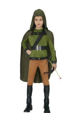 Green Archer Costume for Kids