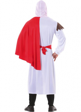 Fato de assassino branco para homem