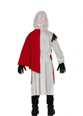 Fato de assassino branco para menino