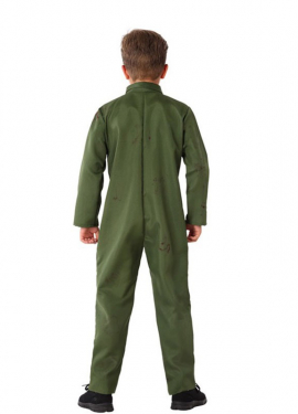 Green Assassin costume for children