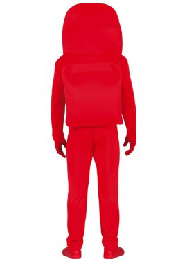 Fantasia de astronauta adolescente vermelho Imposter