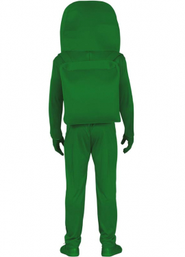 Fantasia de astronauta adolescente do Impostor Verde