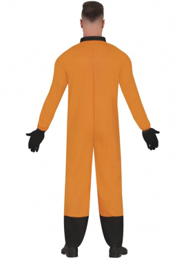 Fato de astronauta laranja para homem