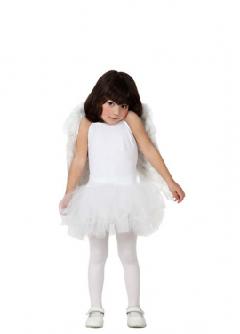 Fato de bailarina branca para menina
