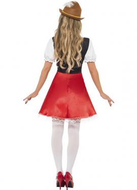 Fato bávaro para mulher na Oktoberfest