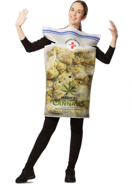 Fato de saco de cannabis medicinal para adultos