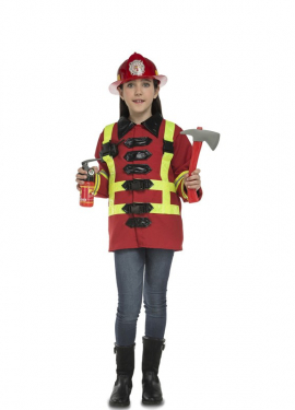 Fato de bombeiro com acessórios para crianças