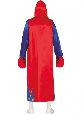 Red and Blue Boxer Costume for Men
