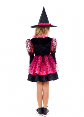 Fuchsia Witch Costume for Girl