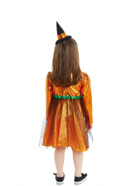 Baby Pumpkin Witch Costume for girl and baby