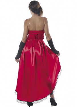 Red Can-can Burlesque Costume for Women