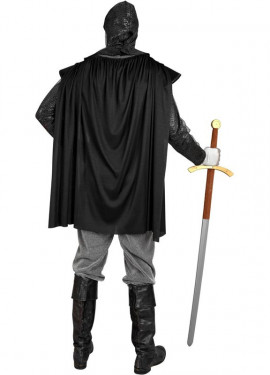 Gray Eagle Knight Costume with Cape for Men