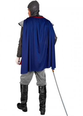 Red Eagle Knight costume with cape for men