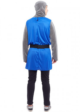 Medieval Blue Knight Costume for Men