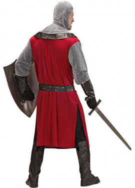 Red Dark Age Knight Costume for Men