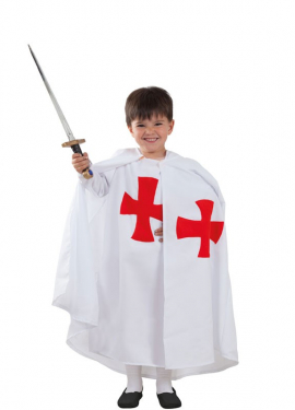 Fato de Cavaleiro Templário para menino