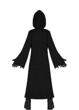 Fato de caveira com capuz para criança