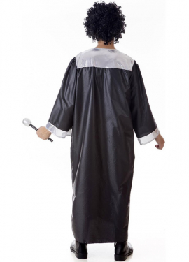 Fato de Cantor Gospel Prateado Masculino