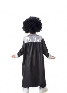 Fato de Cantor Gospel Prateado Infantil