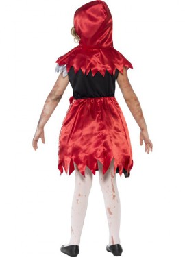 Fato de Chapeuzinho Vermelho para menina