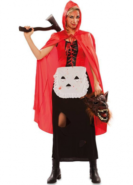 Fato de Chapeuzinho Vermelho para mulher