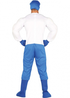Blue Captain Costume for Men