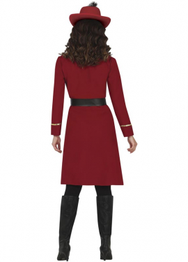 Fato de Capitão Corsário Pirata para Mulher