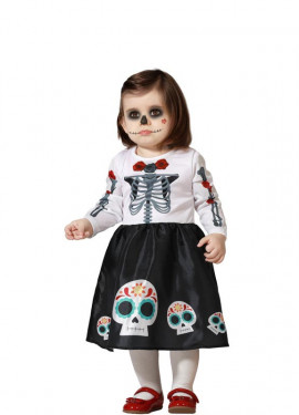 Fato de Catrina para bebé e menina