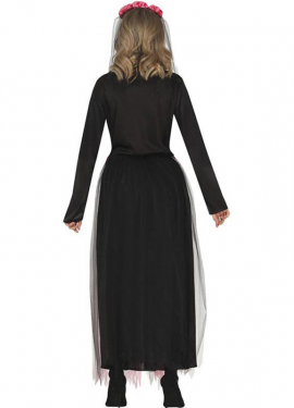 Pink Catrina Rosas costume for women