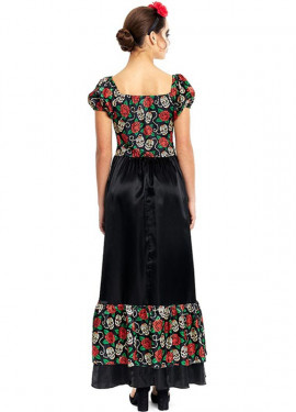 Catrina costume long black dress for women