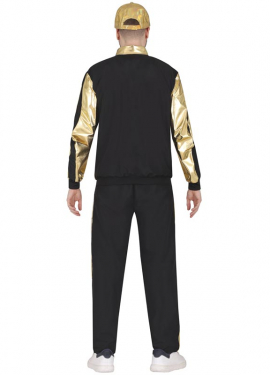 Men's 80s Gold Tracksuit Costume
