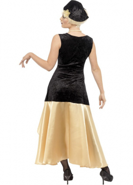 Fato de Charleston dos anos 20 para meninas