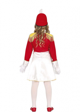 Fato de Majorette menina com vestido para menina