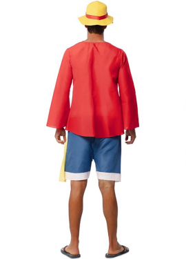 Red Elastic Boy Costume with Handkerchief for Men