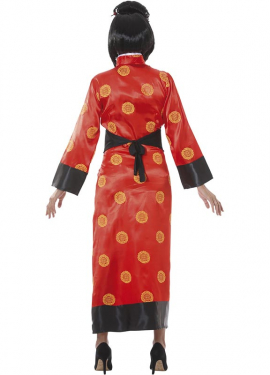 Fato de China vermelho para mulher
