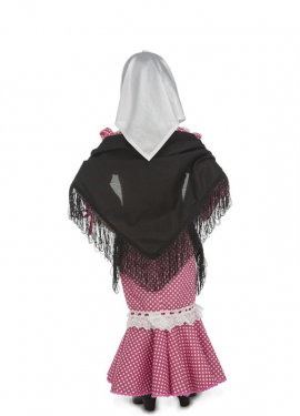 Fato de Chulapa rosa para bebé