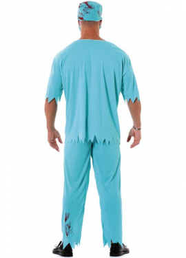 Zombie Surgeon Costume for Men