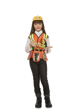 Traje de Construtor com Acessórios Infantis