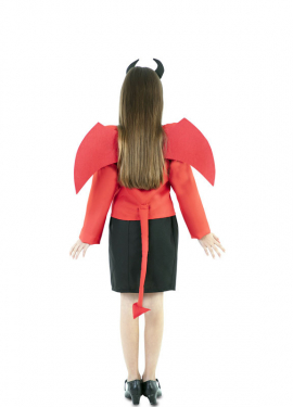 Fato de diabo elegante para menina